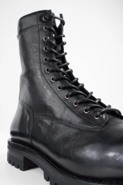 CAMDEN Jet-black Military Boots. -Untamedstreet Shop CAMDEN jet black military boots W2406314
