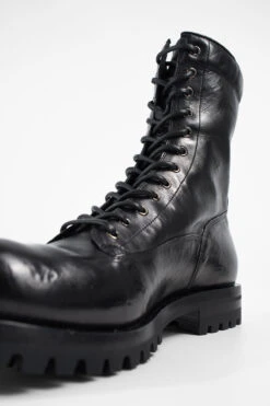 CAMDEN Jet-black Military Boots. -Untamedstreet Shop CAMDEN jet black military boots W2406320