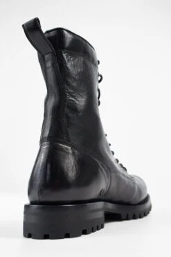 CAMDEN Jet-black Military Boots. -Untamedstreet Shop CAMDEN jet black military boots W2406326