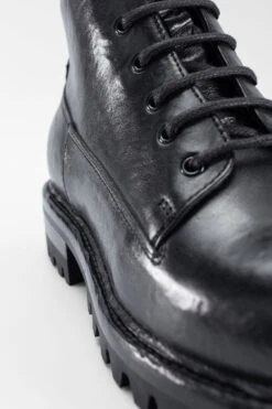 CAMDEN Jet-black Lace Up Boots. -Untamedstreet Shop CAMDENWbootsmilitarymidblackIMG 2302 72c9aeab a8ef 43a3 845a 5a540ade06b3