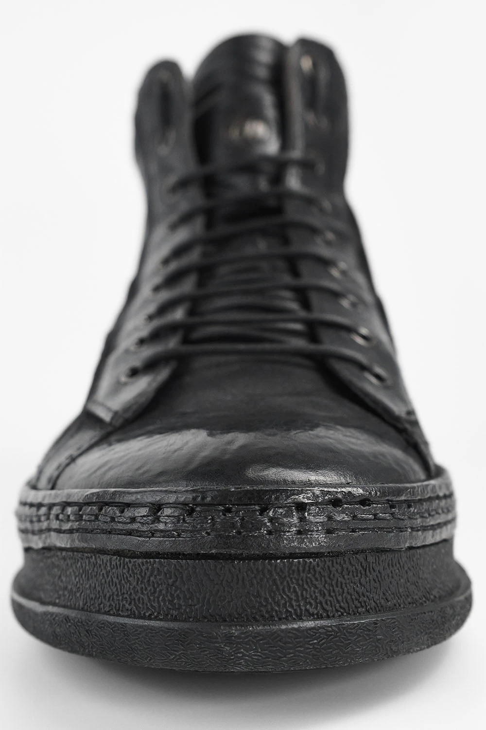 COLE Rugged-black Welted Distressed High Sneakers. 9 COLE Rugged-black Welted Distressed High Sneakers. - Image 9