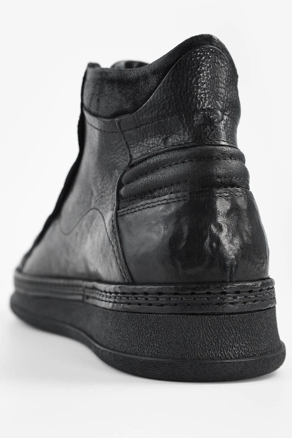 COLE Rugged-black Welted Distressed High Sneakers. 13 COLE Rugged-black Welted Distressed High Sneakers. - Image 13