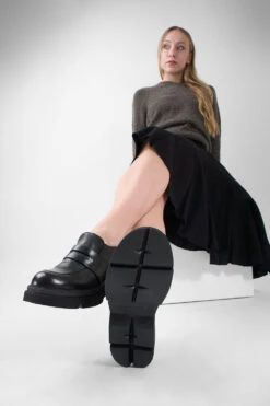 CROFT Urban-black Lightweight Slip On Shoes. -Untamedstreet Shop CROFT urban black loafers LF SS25 04002