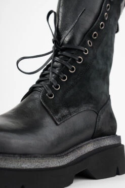 CROFT Urban-black Suede Lightweight Lace Up Boots. -Untamedstreet Shop CROFT urban black suede lightweight lace up boots MACROS 07582