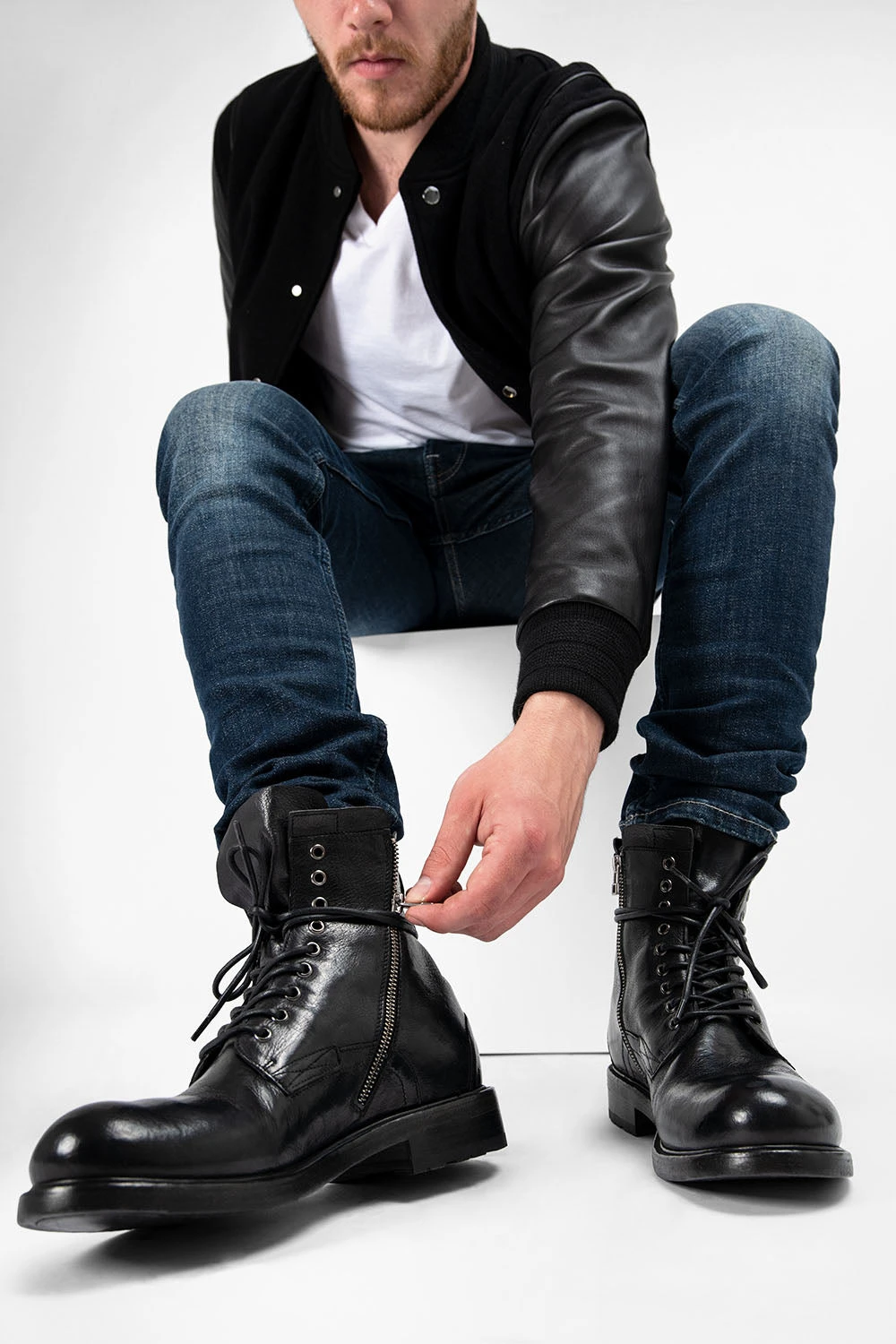 CURZON Jet-black Military Boots. 9 CURZON Jet-black Military Boots. - Image 9