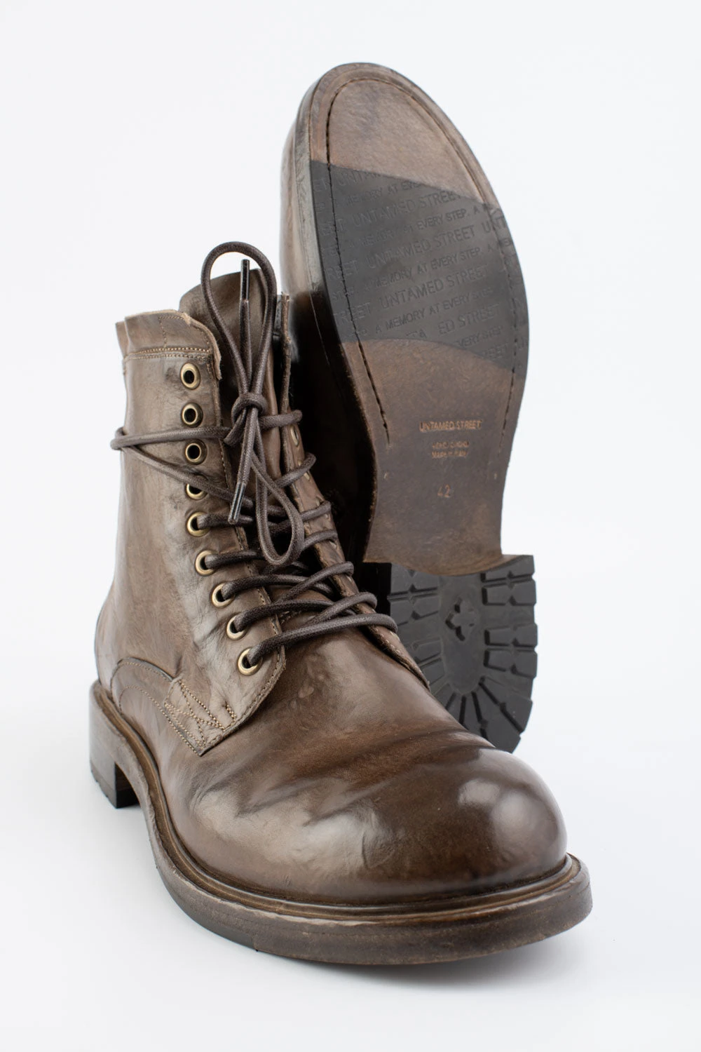 CURZON Husk-brown Military Boots. 9 CURZON Husk-brown Military Boots. - Image 9