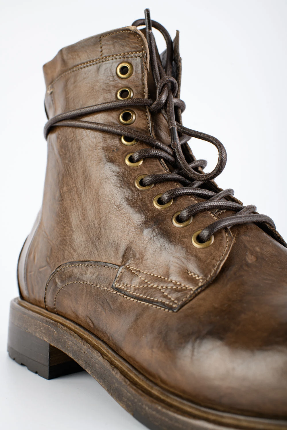 CURZON Husk-brown Military Boots. 6 CURZON Husk-brown Military Boots. - Image 6