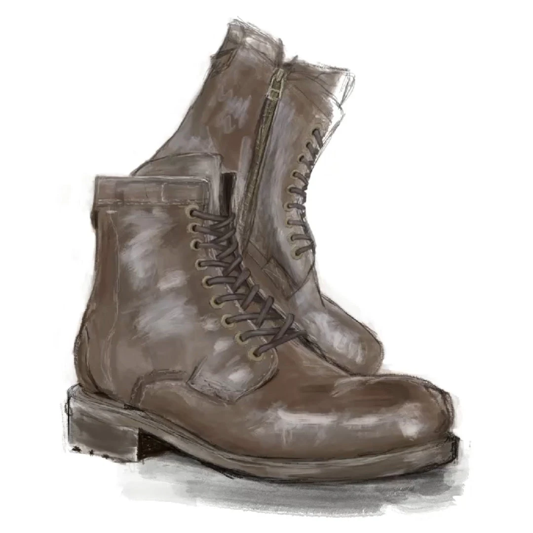 CURZON Husk-brown Military Boots. 12 CURZON Husk-brown Military Boots. - Image 12