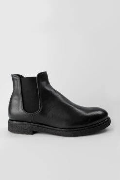BROMPTON Charcoal-black Chelsea Boots.