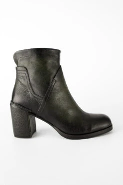 RICHMOND Dark-green Mid Heel Boots.