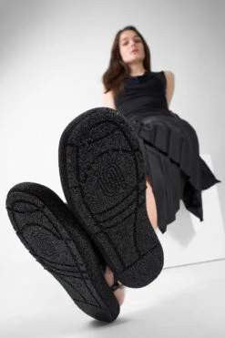 DEVON Jet-black Braided Lightweight Sandals. 23 DEVON Jet-black Braided Lightweight Sandals. -Untamedstreet Shop DEVON black braided lightweight sandal LF SS25 00845