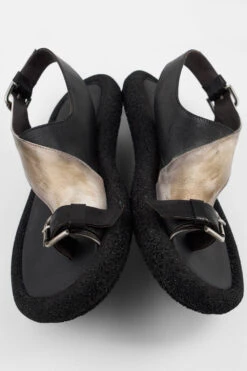 DEVON Off-white Metallic Lightweight Sandals. -Untamedstreet Shop DEVON off white metallic lightweight sandals MID SNK 08415