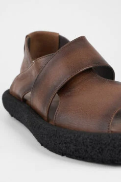 DEVON Coco-brown Lightweight Sandals. -Untamedstreet Shop DEVONcoco brownlightweightsandalMACRO W 00196