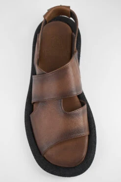 DEVON Coco-brown Lightweight Sandals. -Untamedstreet Shop DEVONcoco brownlightweightsandalMACRO W 00216