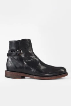 EYTON Imperial-black Laceless Ankle Boots.