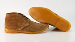 HAMPTON Desert-brown Suede Chukka Boots. -Untamedstreet Shop HAMPTONsuedebootschukkadessertsand soleside