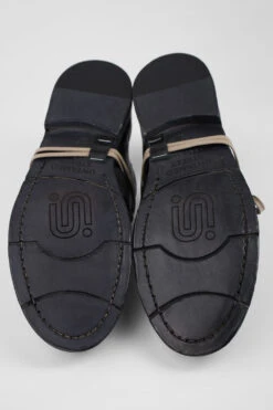 HARPER Laminated Silver-black Shoes. -Untamedstreet Shop HARPERblack silverside bowshoeMACRO W 09881