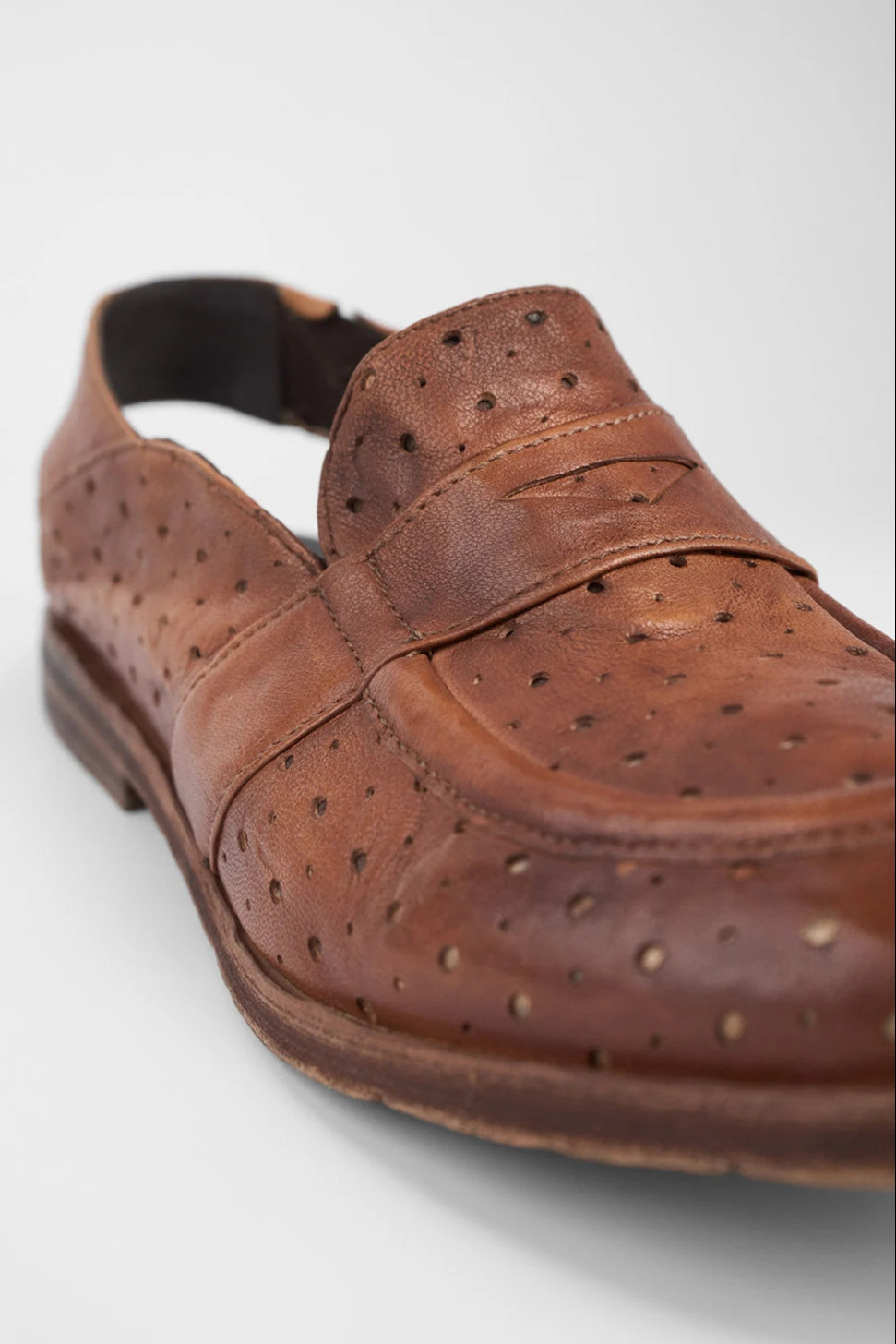 HARPER Rich-tan Slingback Loafers. 2 HARPER Rich-tan Slingback Loafers. - Image 2