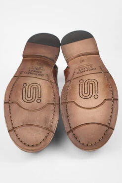 HARPER Rich-tan Slingback Loafers. 33 HARPER Rich-tan Slingback Loafers. -Untamedstreet Shop HARPERtan brownopenloaferMACRO W 09868