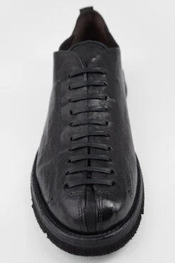 HARVEY Rugged-black Tip-laced Shoes. -Untamedstreet Shop HARVEYblacktip lacedshoeMACRO 09718