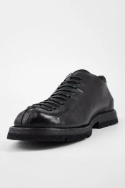 HARVEY Rugged-black Tip-laced Shoes. -Untamedstreet Shop HARVEYblacktip lacedshoeMACRO 09722