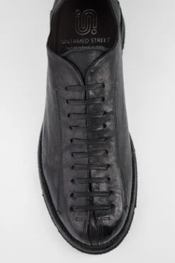 HARVEY Rugged-black Tip-laced Shoes. -Untamedstreet Shop HARVEYblacktip lacedshoeMACRO 09724