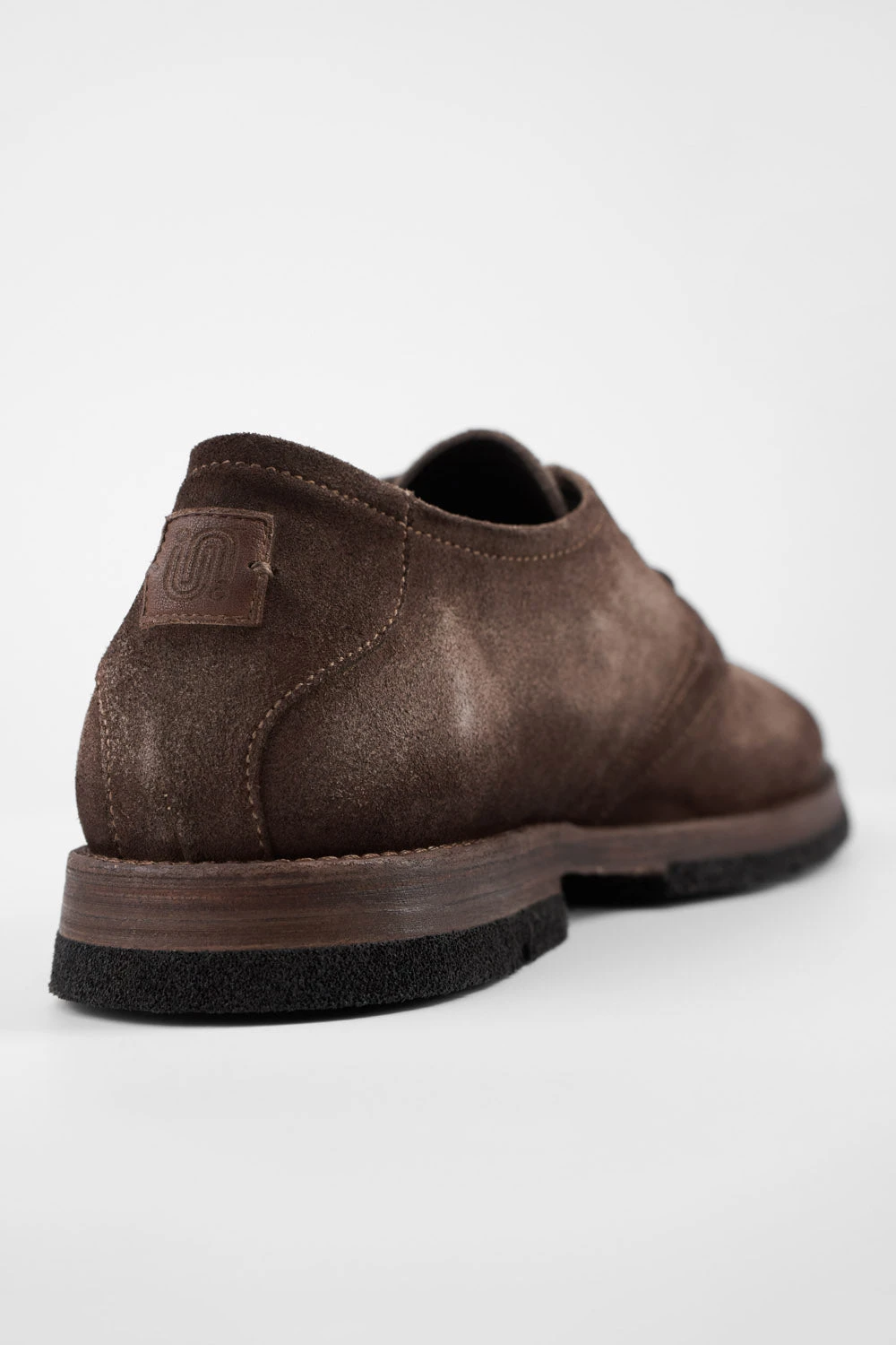 HARVEY Toasted-brown Suede Derby Shoes. 8 HARVEY Toasted-brown Suede Derby Shoes. - Image 8