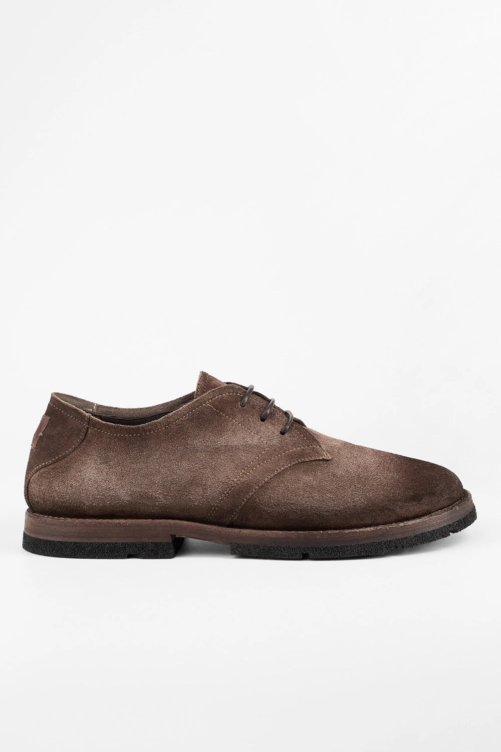 HARVEY Toasted-brown Suede Derby Shoes. 1 HARVEY Toasted-brown Suede Derby Shoes.