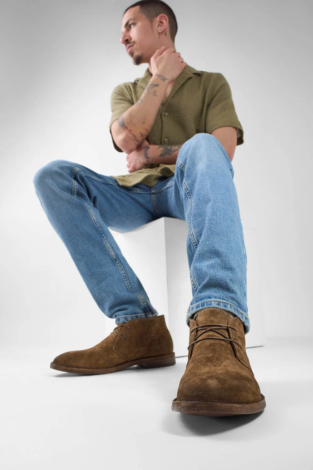HAVEN Barley-brown Suede Chukka Boots. 7 HAVEN Barley-brown Suede Chukka Boots. - Image 7