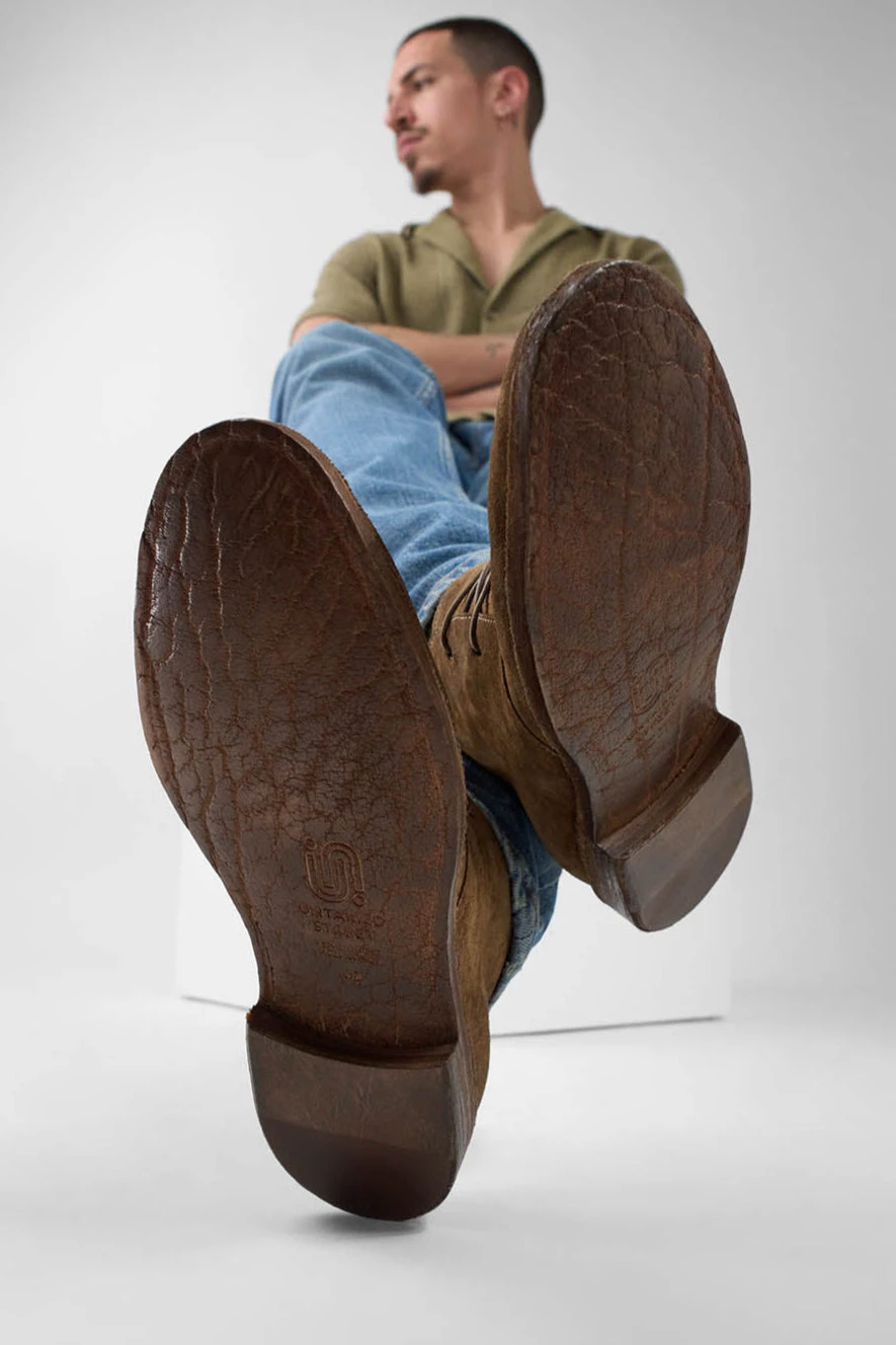 HAVEN Barley-brown Suede Chukka Boots. 4 HAVEN Barley-brown Suede Chukka Boots. - Image 4