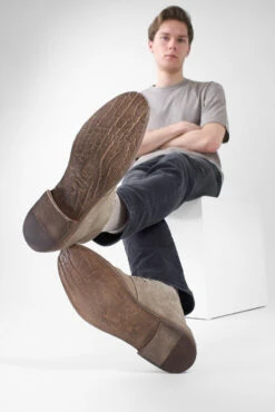 HAVEN Linen-grey Suede Chukka Boots. -Untamedstreet Shop HAVEN linen grey suede chukka boots LF SS25 04210