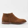 HAVEN Barley-brown Suede Low Ankle Boots.