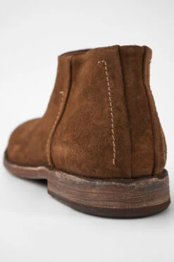 HAVEN Barley-brown Suede Low Ankle Boots. 20 HAVEN Barley-brown Suede Low Ankle Boots. -Untamedstreet Shop HAVENbarley brownlowankleboots. brown tan leather distressed untamedstreet madeinitalySS14 03394