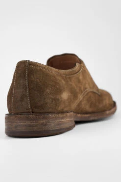 HAVEN Barley-brown Suede Derby Shoes. -Untamedstreet Shop HAVENbarley brownsuedederbyshoeMACRO 09631