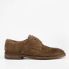 HAVEN Barley-brown Suede Derby Shoes.