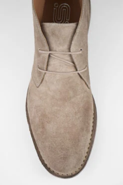 HAVEN Linen-grey Suede Chukka Boots. -Untamedstreet Shop HAVENlinen greysuedechukkabootMACRO 09281