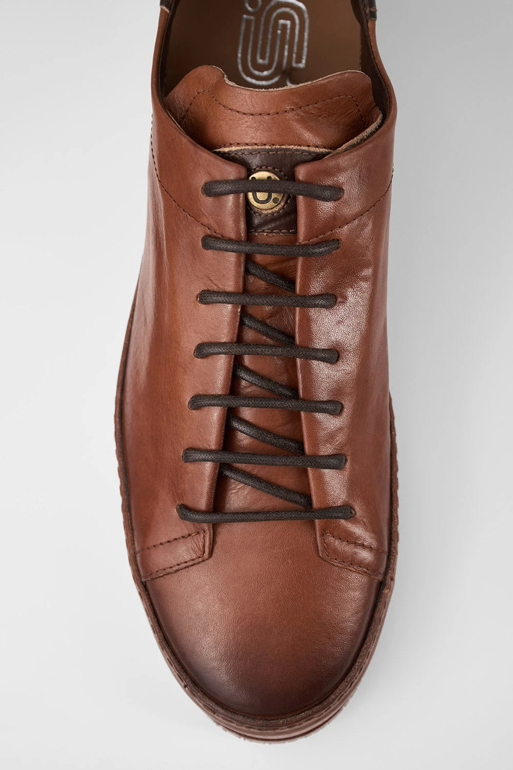 HAYES Cognac Distressed Welted Sneakers. 15 HAYES Cognac Distressed Welted Sneakers. - Image 15