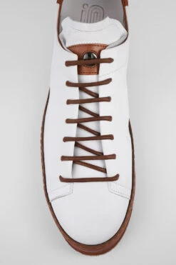 HAYES White-copper Welted Sneakers. -Untamedstreet Shop HAYESwhite terraweltedsneakerMACROSNK 08701