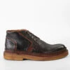 HOVE Espresso-black Welted Chukka boots.