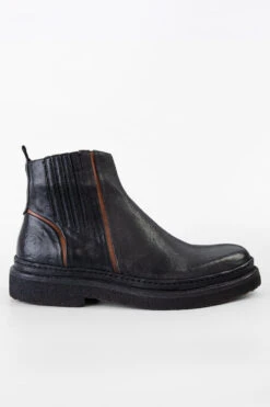 HOVE Jet-black Welted Chelsea Boots.