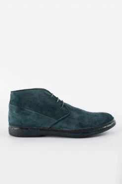 HAMPTON Mercury-blue Suede Chukka Boots.