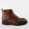 BROMPTON Rusty-brown Ankle Boots.