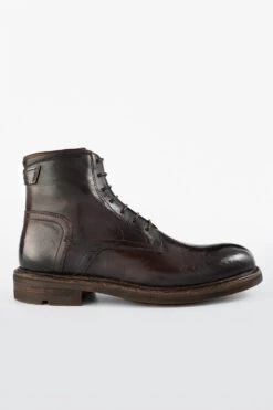 LENNOX Rich-cocoa Military Boots.
