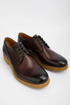 KINGSLEY Chestnut Patina Derby Shoes. -Untamedstreet Shop IMG 01951copy