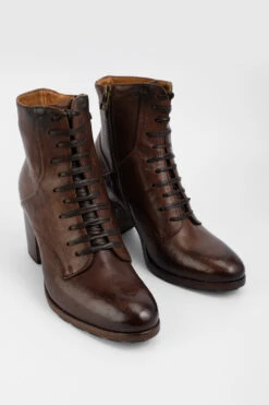 ASTON Chocolate-brown Lace Up Boots. -Untamedstreet Shop IMG 02143