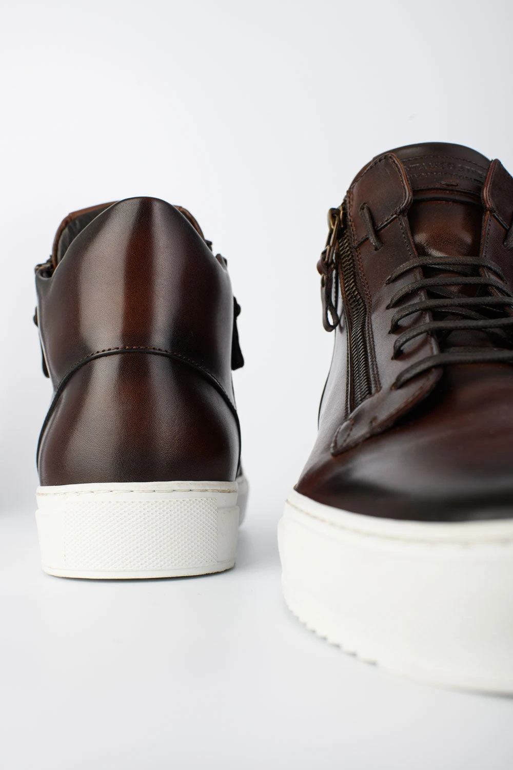 SOHO Chestnut Patina High Sneakers. 6 SOHO Chestnut Patina High Sneakers. - Image 6