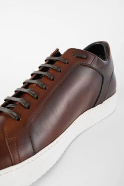 SOHO Cocoa-brown Patina Sneakers. -Untamedstreet Shop IMG 02777