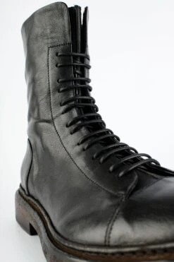 YORK Urban-black Welted Military Boots. -Untamedstreet Shop IMG 03148YORKimperial blackweltedmilitaryboots