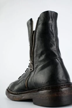 YORK Urban-black Welted Military Boots. -Untamedstreet Shop IMG 03150YORKimperial blackweltedmilitaryboots