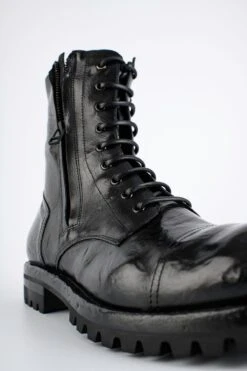 CAMDEN Tar-black Double-zip Military Boots. -Untamedstreet Shop IMG 03167 5aa2d481 074f 4304 b750 2e2f26a1cab3